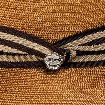 Pălărie Cowboy din Paie tip Panama WILD WEST CALLUM · Maro  - 2