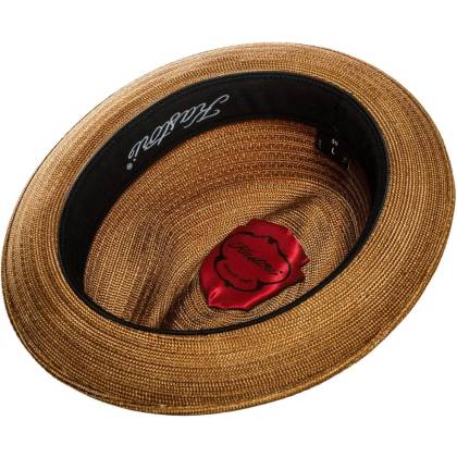 Pălărie Cowboy din Paie tip Panama WILD WEST CALLUM · Maro  - 1
