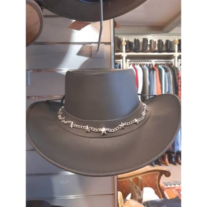 Pălărie Cowboy din Piele WILD WEST LFI-504 