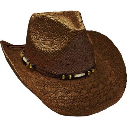 Pălărie Cowboy din Paie WILD WEST SH24463 