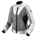 Geacă Moto Damă de Vară din textil REVIT AIRWAVE 4 LADIES · Argintiu / Gri