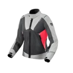 Geacă Moto Damă de Vară din Textil REVIT AIRWAVE 4 LADIES · Gri / Roz