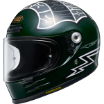 Cască Moto Integrală SHOEI GLAMSTER 06 Heiwa Motorcycle TC-4 · Verde / Alb