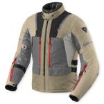 Geacă Moto din Textil REVIT OFFTRACK 2 H2O · Nisipiu / Gri