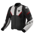 Geacă Moto din Piele REVIT AUTOMATE · Negru / Gri