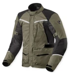 Geacă Moto Touring din Textil REVIT Voltiac 3 H2O · Verde / Antracit
