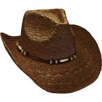 Pălărie Cowboy din Paie WILD WEST SH24463 · Maro