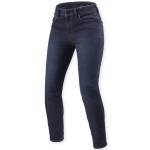 Blugi Moto Damă cu Cordura® REVIT Marzia SK L30 · Albastru