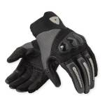 Mănuși Moto de Vară din Piele Naturală & Textil REVIT SPEEDART Air · Negru / Gri