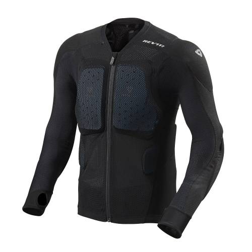 Geacă Moto de Protecție din Textil REVIT Proteus · Negru 