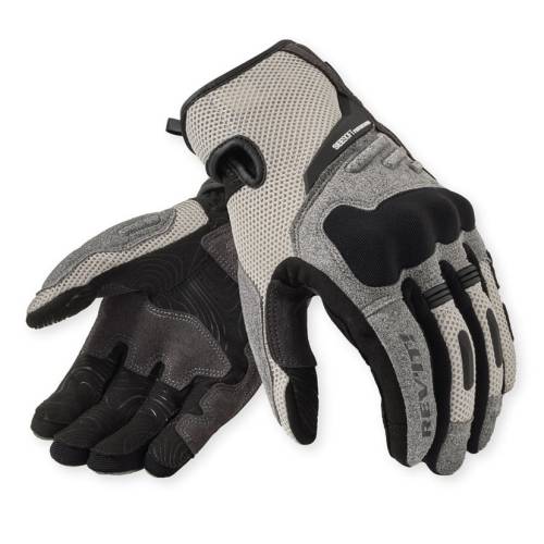 Mănuși Moto de Vară din Textil REVIT Cavern · Gri / Negru 