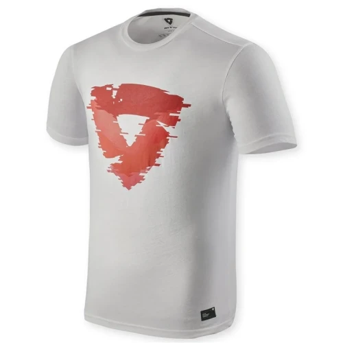 Tricou Casual REVIT Andre · Alb 