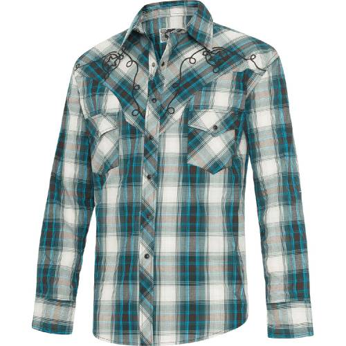 Cămașă Cowboy WILD WEST Jeff · Albastru 