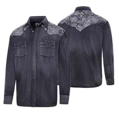 Cămașă Cowboy WILD WEST Fred · Gri 