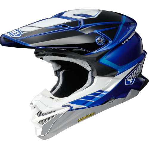 Cască Offroad SHOEI VFX-WR 06 Jammer TC-2 · Negru / Albastru / Gri / Alb 
