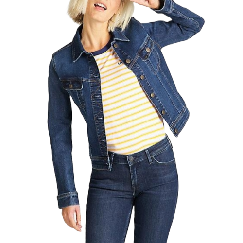 Geacă de Blugi Damă Wild West Lee Dark Hunt L541MOHW · Albastru 