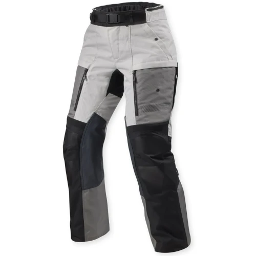 Pantaloni Moto Damă din Textil REVIT SAND 5 H2O LADIES · Argintiu / Negru 