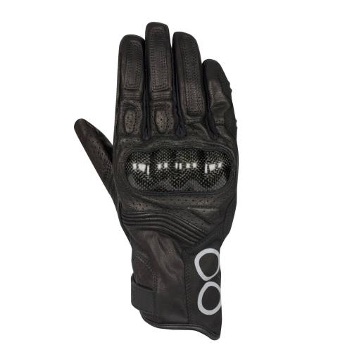 Mănuși Moto din Piele & Textil BERING TORNADO · Negru 