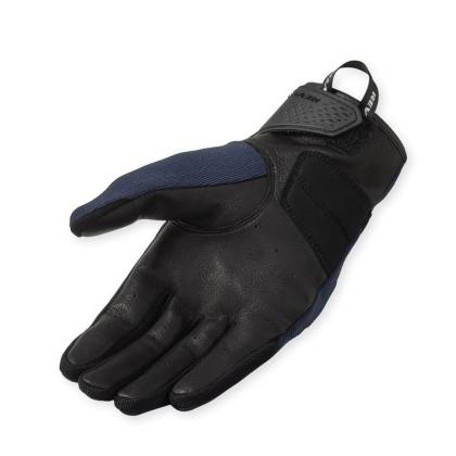 Mănuși Moto de Vară din Textil & Piele Naturală REVIT MOSCA 2 · Albastru / Negru  - 1