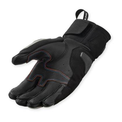 Mănuși Moto din Piele Naturală & Textil REVIT Combustion · Negru / Gri deschis  - 1