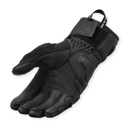 Mănuși Moto de Vară din Piele Naturală & Textil REVIT SAND 5 · Negru  - 1