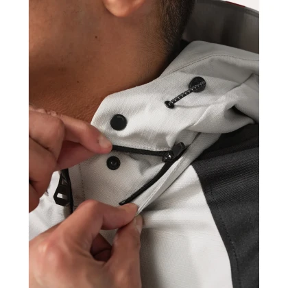 Geacă Moto din Textil REVIT QUANTUM 3 H2O · Negru / Gri  - 9