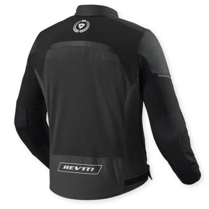 Geacă Moto de Vară din Piele și Textil REVIT Swiftblade · Negru / Albastru  - 1