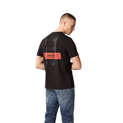 Tricou Casual REVIT Alexander · Negru  - 2