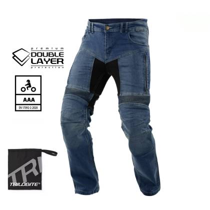 Blugi Moto Scurți TRILOBITE 25607 PARADO DOUBLELAYER AAA 