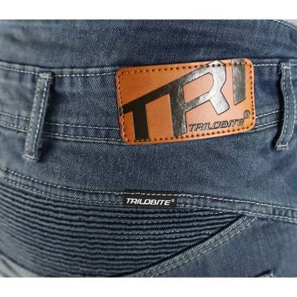 Blugi Moto Slim Fit TRILOBITE 25608 PARADO DOUBLELAYER AAA · Albastru  - 5