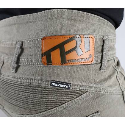 Blugi Moto Slim Fit TRILOBITE 25608 PARADO DOUBLELAYER AAA · Gri  - 4