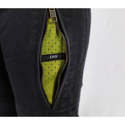 Blugi Moto Damă Slim Fit TRILOBITE 25608 PARADO DOUBLELAYER AAA · Negru  - 2