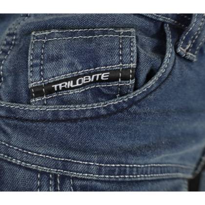 Blugi Moto Damă Slim Fit TRILOBITE 25608 PARADO DOUBLELAYER AAA · Albastru  - 4