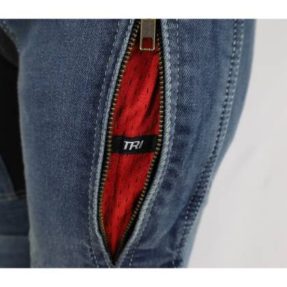 Blugi Moto Damă Slim Fit TRILOBITE 25608 PARADO DOUBLELAYER AAA · Albastru  - 5