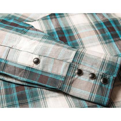 Cămașă Cowboy WILD WEST Jeff · Albastru  - 2