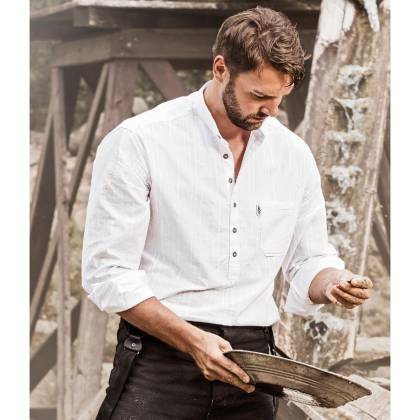 Cămașă Cowboy WILD WEST Farmer · Alb  - 2