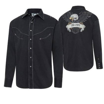 Cămașă Cowboy WILD WEST Black Eagle 