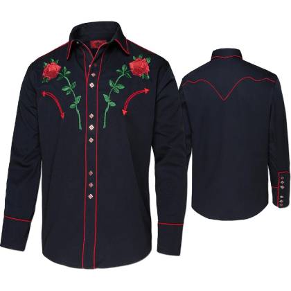 Cămașă Cowboy WILD WEST Midland · Negru  - 1