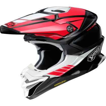 Cască Offroad SHOEI VFX-WR 06 Jammer TC-1 · Negru / Roșu / Alb  - 0