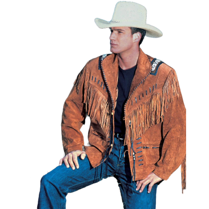 Geacă Cowboy din Piele WILD WEST Buffalo 