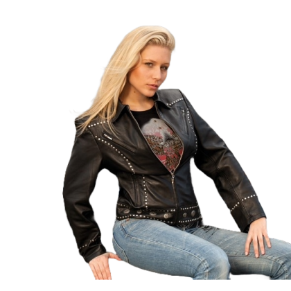 Geacă Cowboy Damă din Piele WILD WEST Brooklyn 