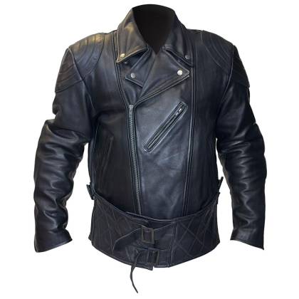 Geacă Casual Stil Moto din Piele WILD WEST J706 
