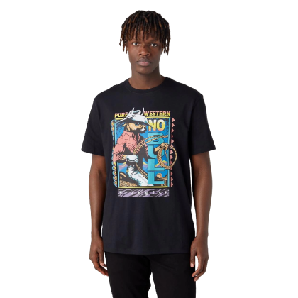 Tricou Casual Wild West Wrangler GRAPHIC · Negru  - 0