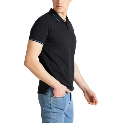 Tricou Polo WILD WEST Lee L61ARL01 · Negru  - 2