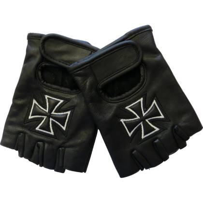 Mănuși fără Degete cu Nituri din Piele WILD WEST HA28777 