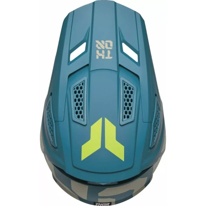 Cască Enduro - Cross Copii THOR FLEET FORGE · Albastru / Galben  - 3