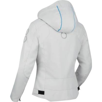 Geacă Moto Damă din Textil BERING LADY WARWICK · Gri / Albastru  - 1