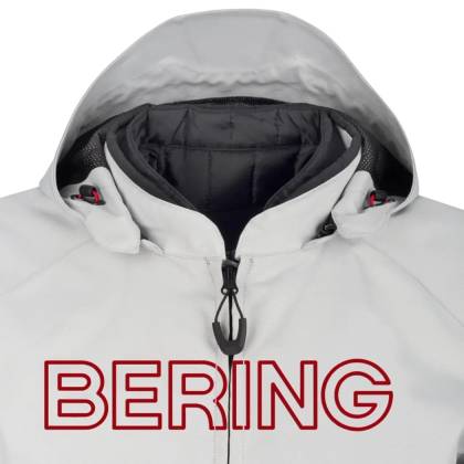 Geacă Moto din Textil BERING WARWICK · Gri / Roșu  - 3
