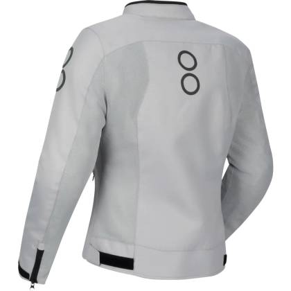 Geacă Moto Damă din Textil BERING LADY ZAO · Gri / Verde  - 1