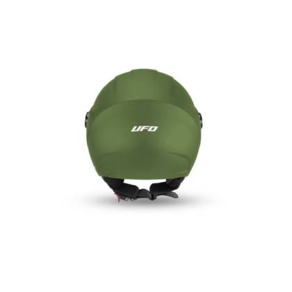Cască Moto Open Face UFO PLAST NIXIE · Verde Mat  - 3
